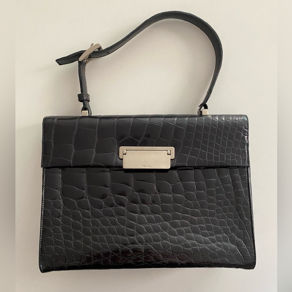 Authentic Vintage PRADA Crocodile Purse